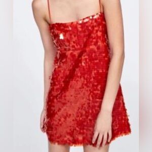 New without tag Zara red dresss